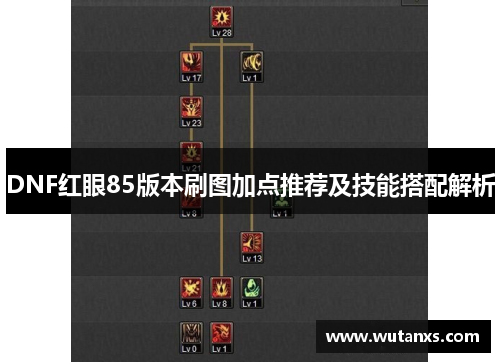 DNF红眼85版本刷图加点推荐及技能搭配解析